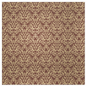 Damask pattern on gradient background fabric