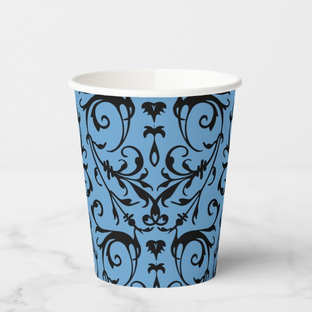 Damask Pattern Paper Cup (Left)