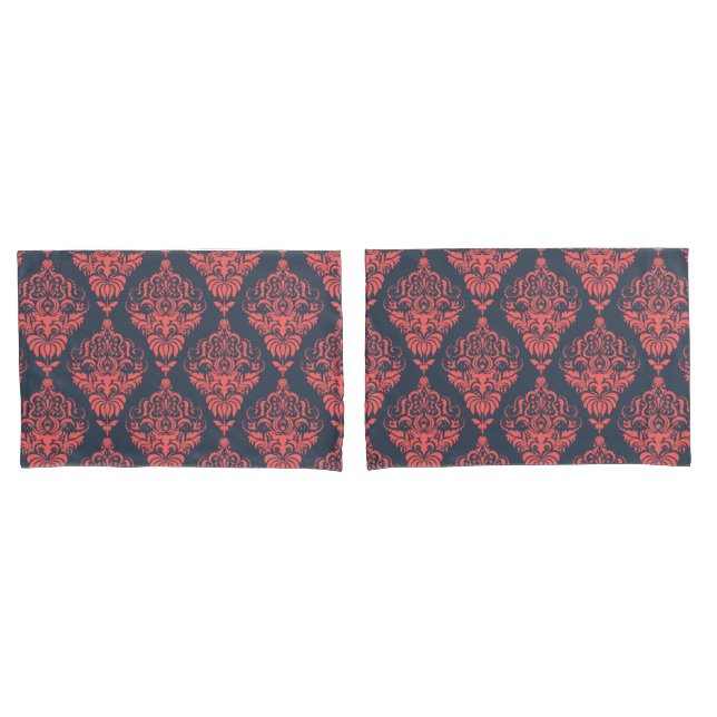 Damask Pattern Pillowcase (Front-Set)