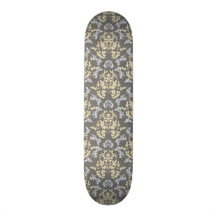 Damask pattern skateboard