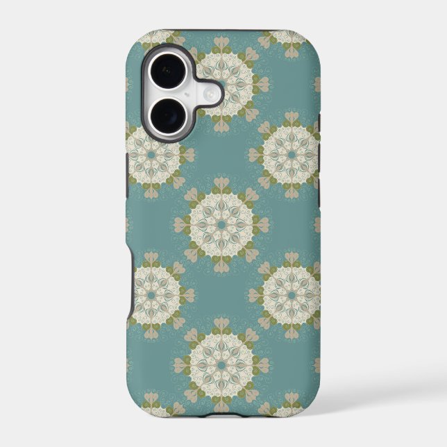 Damask pattern with abstract elements (Back)
