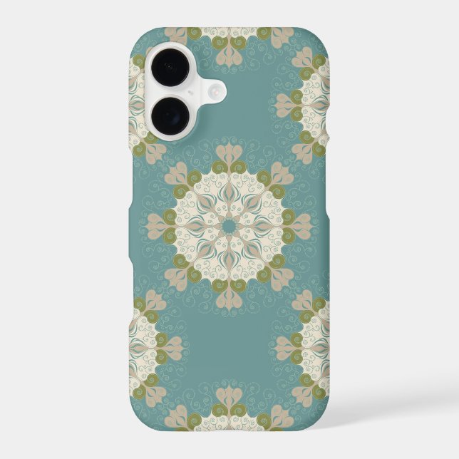 Damask pattern with abstract elements (Back)