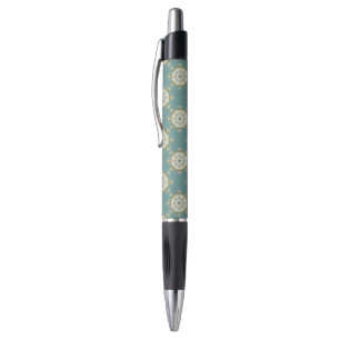 Damask pattern with abstract elements