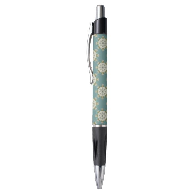 Damask pattern with abstract elements (Top (Vertical))