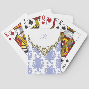Damask Personalised Playing Cards