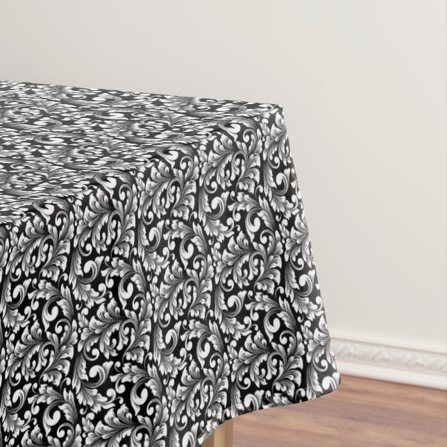 Damask Print Tablecloth  (In Situ)