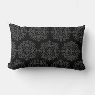 Damask Print Throw Pillow