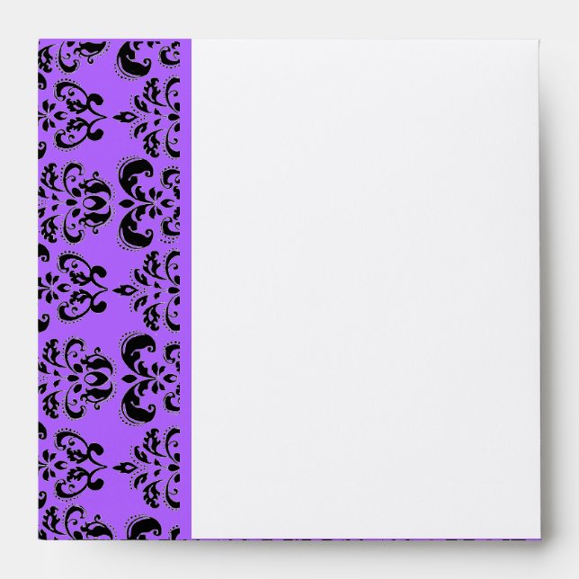 DAMASK Purple Lavander 4 Envelope (Front)