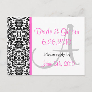 Damask Response Postcard