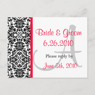 Damask Response Postcard