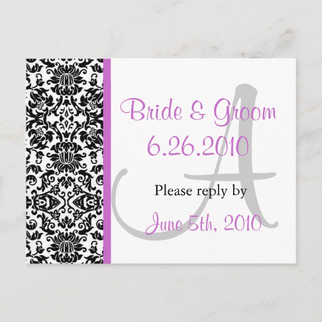 Damask Response Postcard (Front)