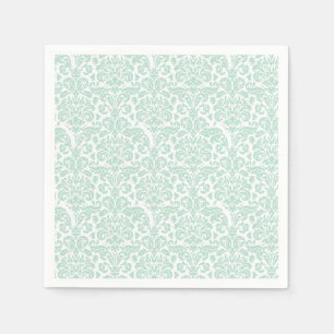 Damask Sage Green Pretty Cute  Napkin