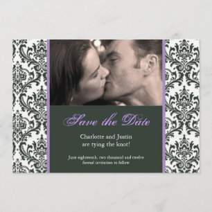 damask; save the date
