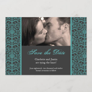 damask; save the date