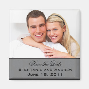 Damask Save the Date Magnet