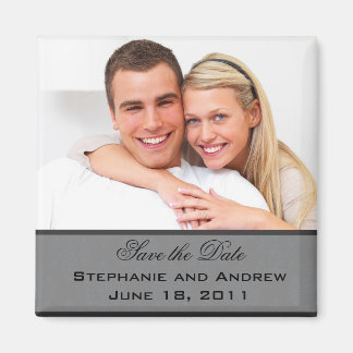 Damask Save the Date Magnet