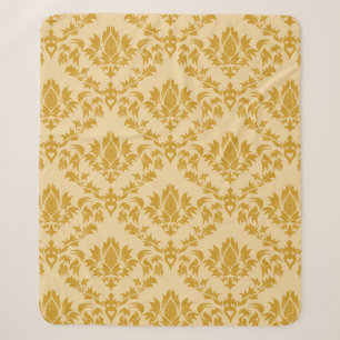 Damask seamless backgroundpattern, abstract, antiq sherpa blanket