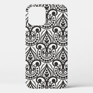 Damask seamless floral pattern. Vintage vintage il iPhone 12 Case
