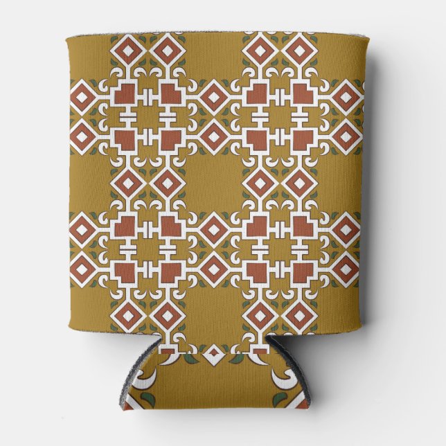 Damask seamless: vintage pattern background can cooler (Front)