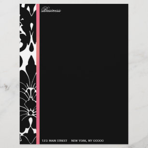 Damask Sophisticate ~ Business Letterhead