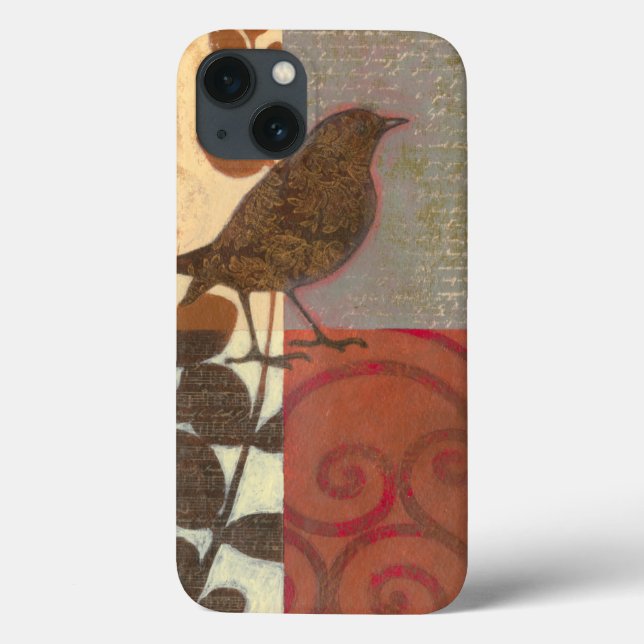 Damask Sparrow Case-Mate iPhone Case (Back)