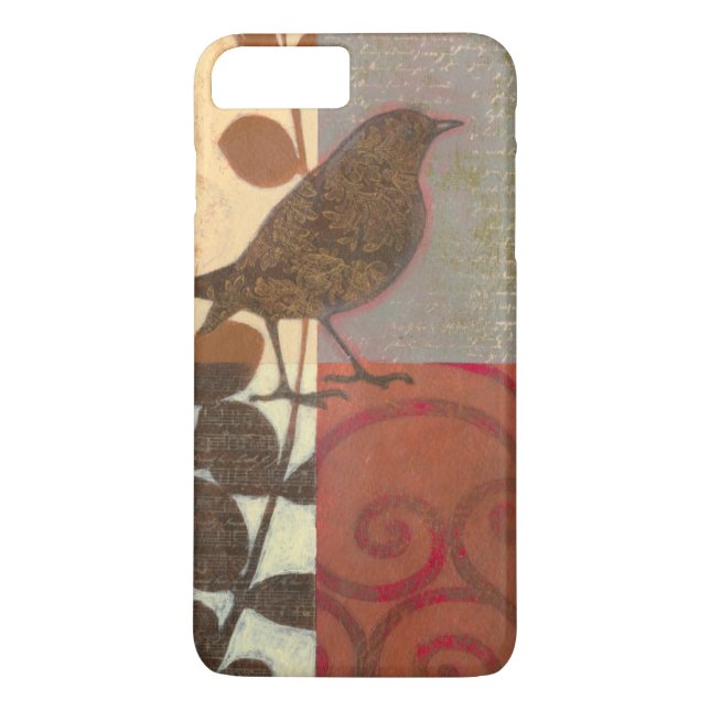 Damask Sparrow Case-Mate iPhone Case (Back)