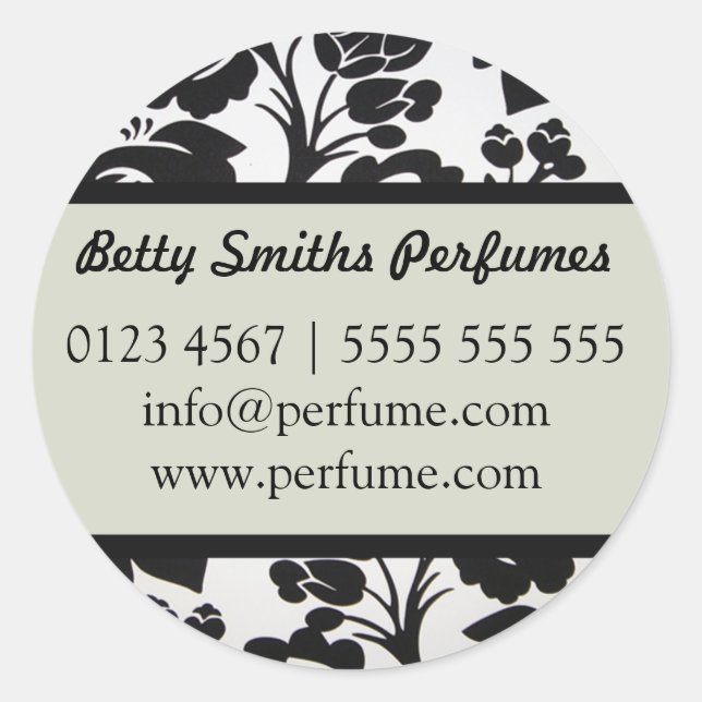 Damask Sticker (Front)