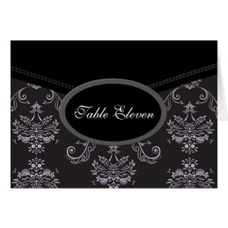 Damask Table Seating Cards | E1