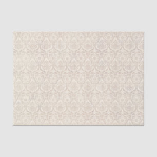 Damask Vanilla Pattern Tissue Paper