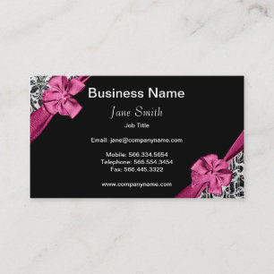 Damask Vintage Floral Business Cards