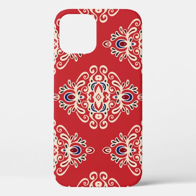 Damask Vintage: Flourish Seamless Pattern. Case-Mate iPhone Case (Back)