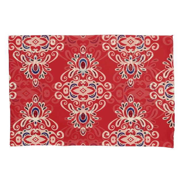 Damask Vintage: Flourish Seamless Pattern. Pillowcase (Front)