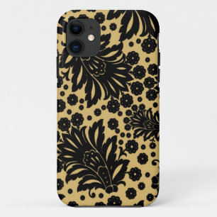 Damask vintage paisley feather floral pattern iPhone 11 case