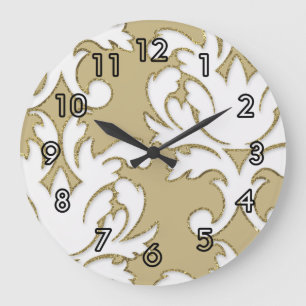 Damask Wall Clocks