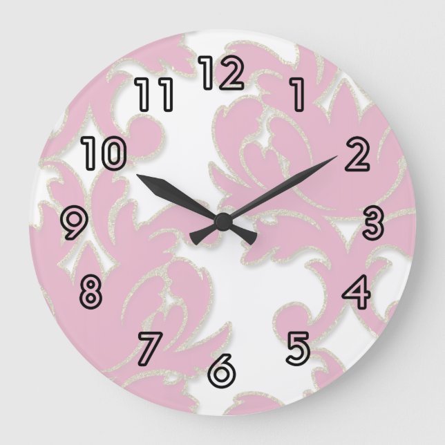 Damask Wall Clocks (Front)