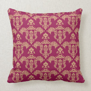 Damask wallpaper 4 cushion