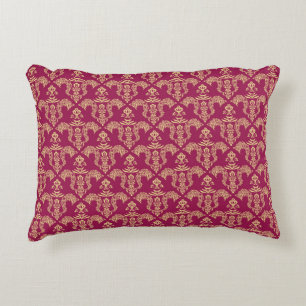 Damask wallpaper 4 decorative cushion