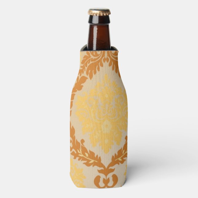 Damask wallpaper 5 bottle cooler (Bottle Front)