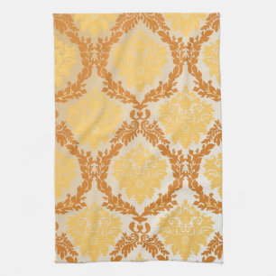 Damask wallpaper 5 tea towel