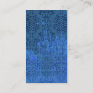 Damask Wildflowers, Angel's Castle in Blue Business Card