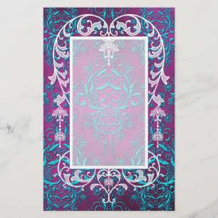 Damask Wildflowers, ELECTRA Stationery