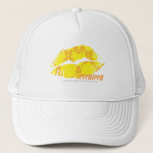 Damask Yellow-Orange Trucker Hat