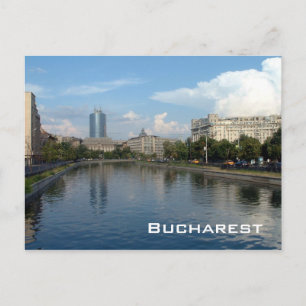 Dambovita river - Bucharest Postcard