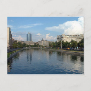 Dambovita river - Bucharest Postcard