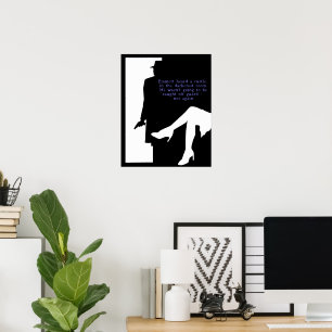 Dame and a Doorway - noir print
