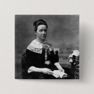 Dame Millicent Fawcett, c.1880 15 Cm Square Badge