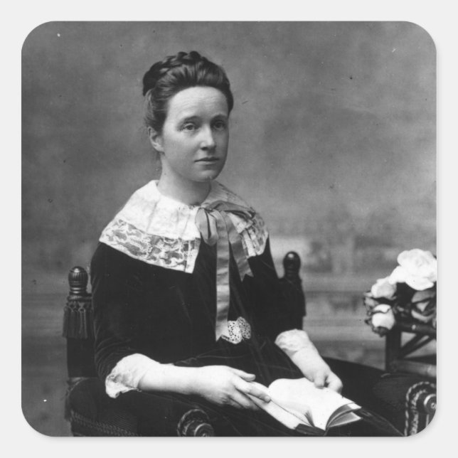 Dame Millicent Fawcett, c.1880 Square Sticker (Front)