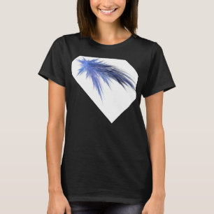 Damen T-Shirt mit Fraktal Motiv