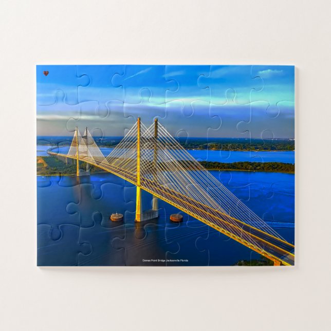 Dames Point Bridge Jacksonville Florida. Jigsaw Puzzle (Horizontal)