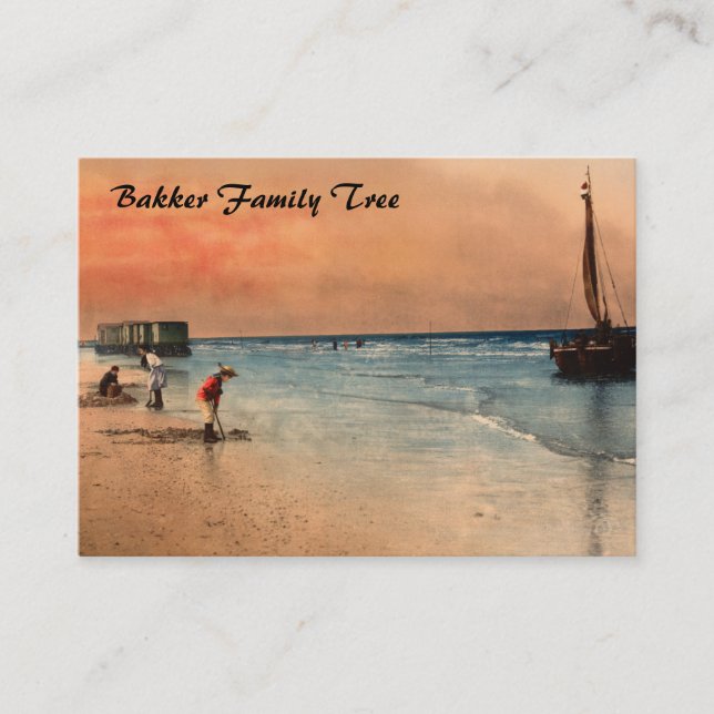 Damesbaden, Scheveningen, Holland Business Card (Front)